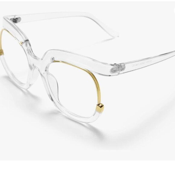 Stylish Round White Reading Glasses - Picture 6 of 6
